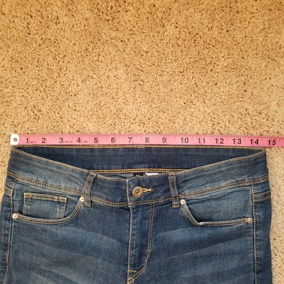 H&M Divided Skinny Stretch Blue Denim Jeans - Picture 4 of 7